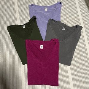 Old Navy Luxe V-neck Bundle- Short Sleeve